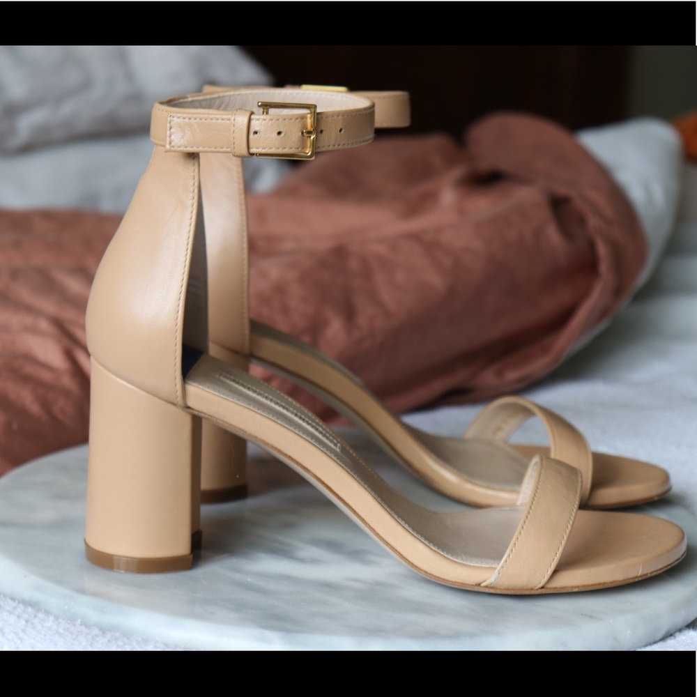 Stuart Weitzman Nudist ankle strap sandal